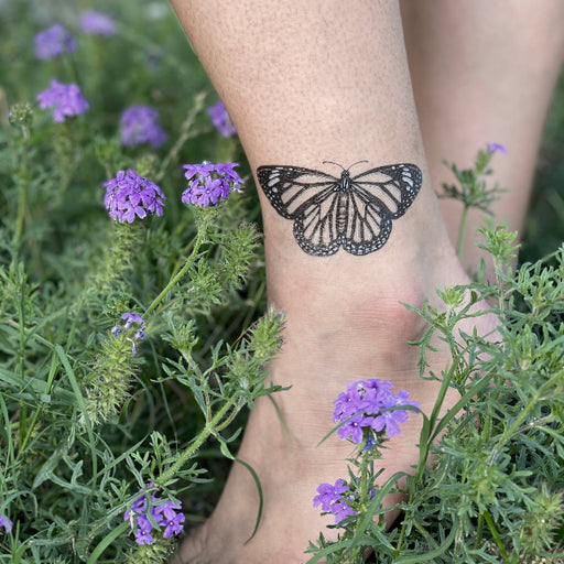 Monarch Butterfly Temporary Tattoo