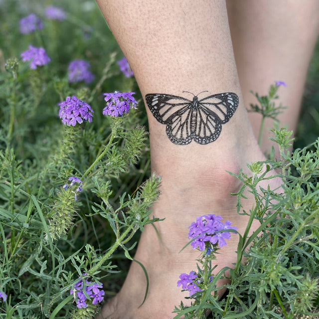 Monarch Butterfly Temporary Tattoo