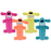Loofa Dog Pet Toy- Small, Assorted Colors
