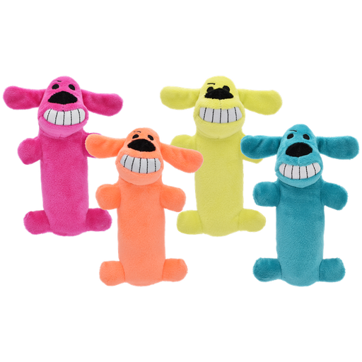 Loofa Dog Pet Toy- Small, Assorted Colors