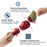 Tall Tails Salmon Jointed Shake Play Dog Toy