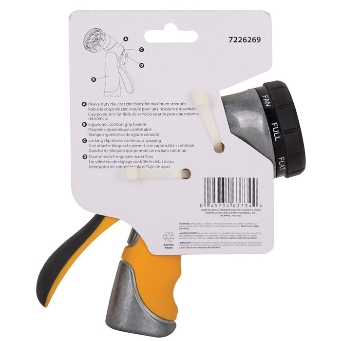 Landscapers Select Heavy-Duty Hose Spray Nozzle, Metal