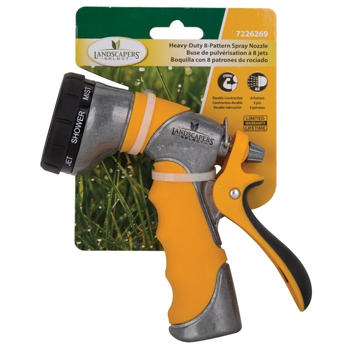 Landscapers Select Heavy-Duty Hose Spray Nozzle, Metal