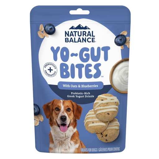 Natural Balance Yo-Gut Bites with Oats & Blueberries 4.5 oz Dog Treats