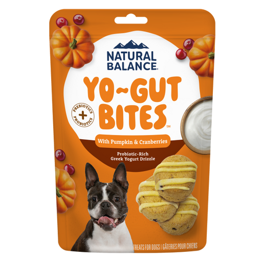 Natural Balance Yo-Gut Bites with Pumpkin & Cranberries 4.5 oz Dog Treats
