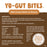 Natural Balance Yo-Gut Bites with Peanut Butter & Banana 4.5 oz Dog Treats