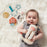Bitzy Busy Farm Toy Gift Set with Cow Lovey & Teething Activity Toy