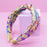 Gold Confetti Knot Headband