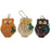 Mr. Bird Ollie the Owl Bird Seed Treat 4in, Assorted
