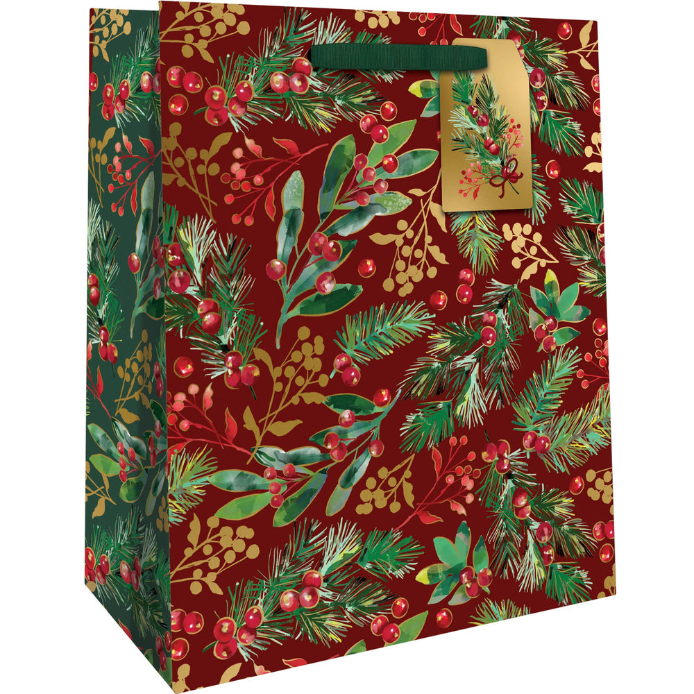 Winter Foliage Medium Gift Bag