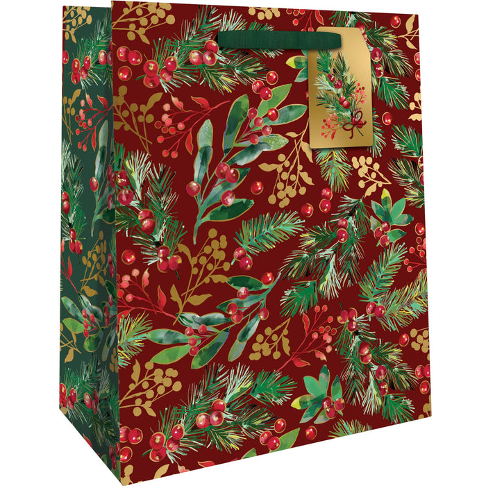Winter Foliage Medium Gift Bag