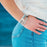 K'lani "Wonder" Soft Creams & Blues with Pearls & Gold Hair Tie Bracelets