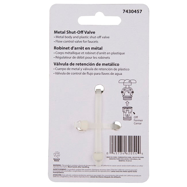 Landscapers Select Metal 3/4in Hose Shut-Off Valve