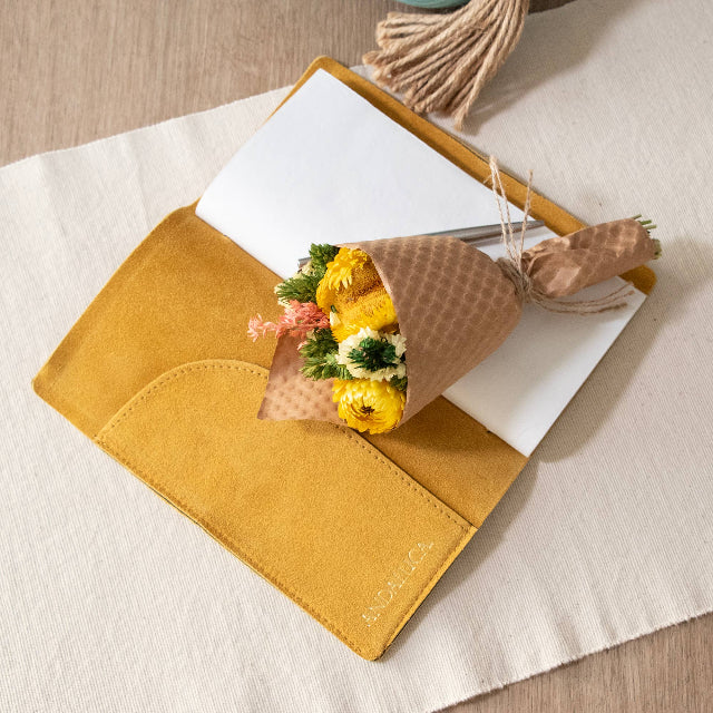 Golden Glow Mini Dried Floral Bouquet Bundle