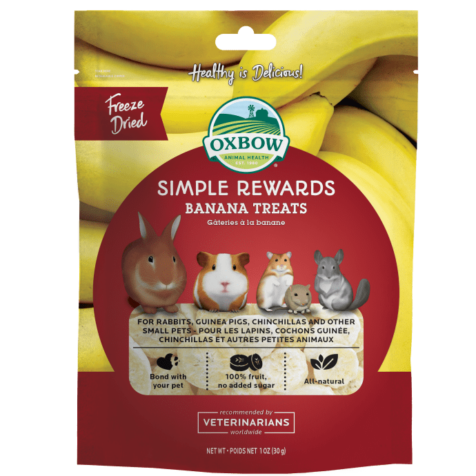 Oxbow Simple Rewards Treats - Banana 1 oz.