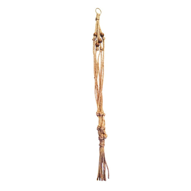 Jute Beaded Plant Hanger 36in