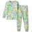 Kid's Soccer Field Organic Cotton Long Sleeve Pajama Set
