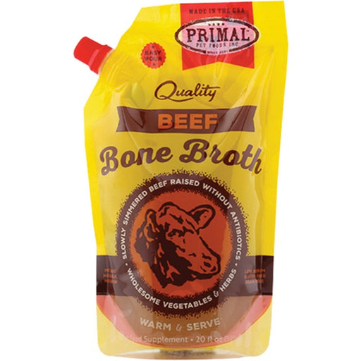 Primal Frozen Bone Broth Beef 20 oz.
