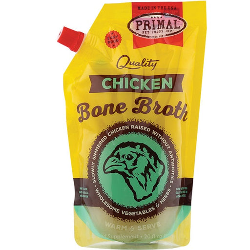 Primal Frozen Bone Broth Chicken 20 oz.