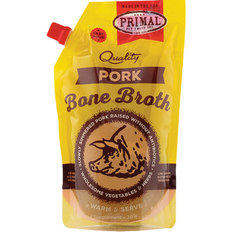 Primal Frozen Bone Broth Pork 20 oz.