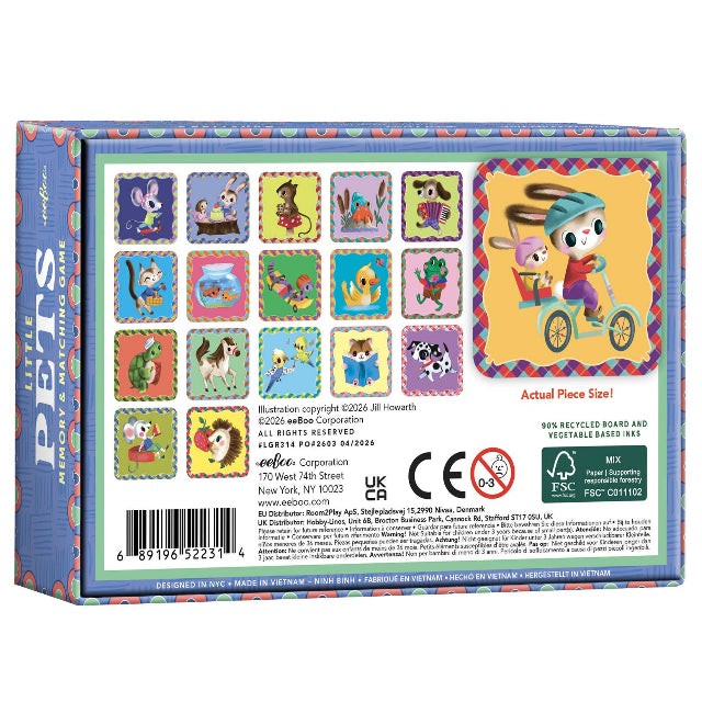 eeBoo Pets Little Memory & Matching Game