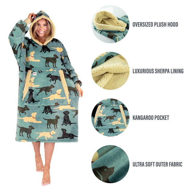 Blanket Hoodie Labs–Oversized Wearable Blanket