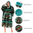 Blanket Hoodie Horse Fair Isle–Oversized Wearable Blanket