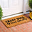 Crazy Dogs Live Here 17" x 29" Coir Non-Slip Doormat