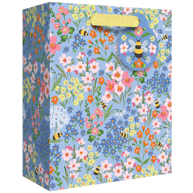 Garden Bees Medium Gift Bag