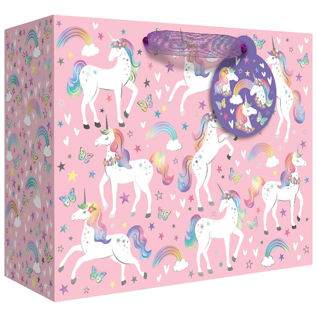 Rainbow Unicorn Large Gift Bag