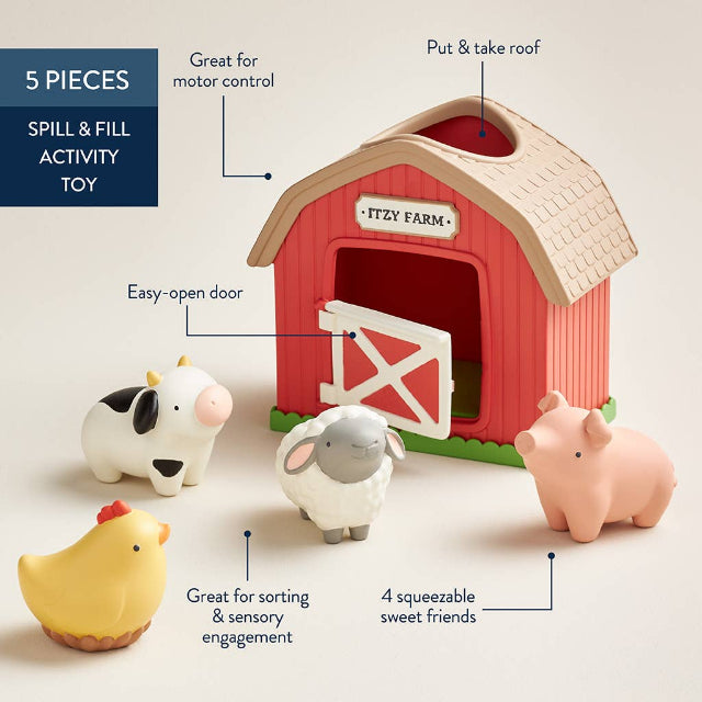 Itzy Play Barn Spill & Fill Activity Toy