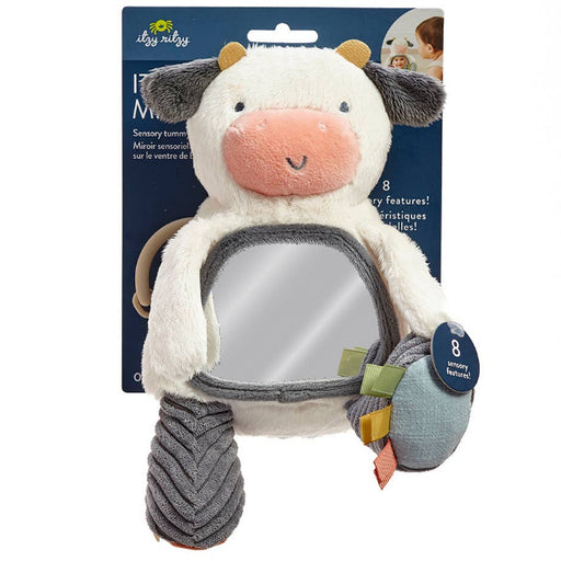 Carmen The Cow Itzy Bitzy Mirror Travel + Tummy Time Toy