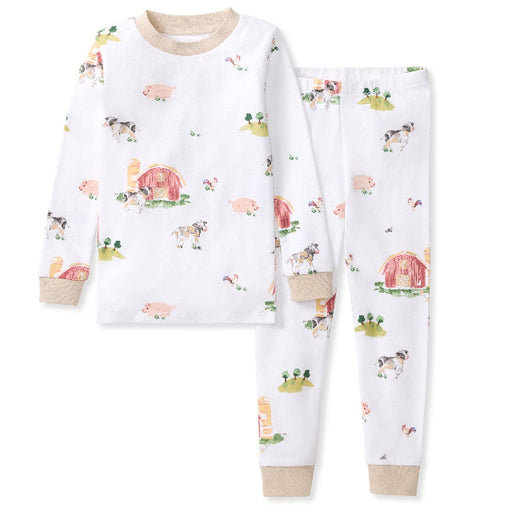 Toddler Barnyard Organic Cotton Long Sleeve Pajama Set