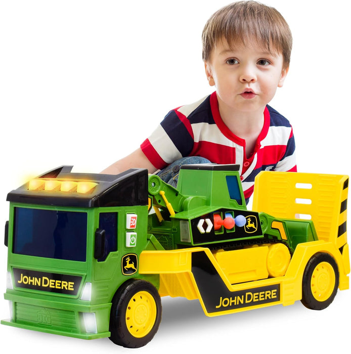 John Deere Extra Large Mega Mover 2 in 1 Motorized Truck and Backhoe