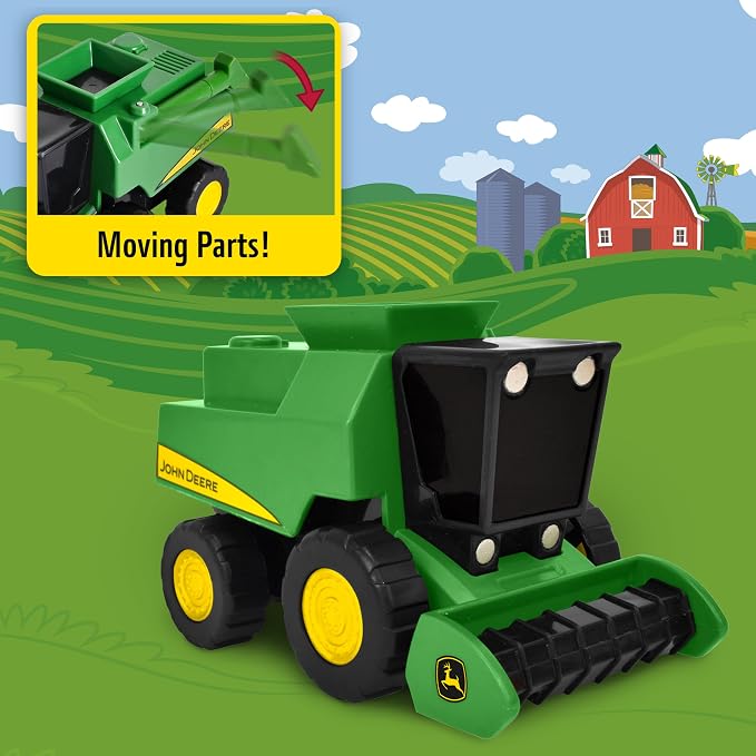 John Deere 5-Pack Micro Farm Vehicles – Moving Parts and Rolling Wheels