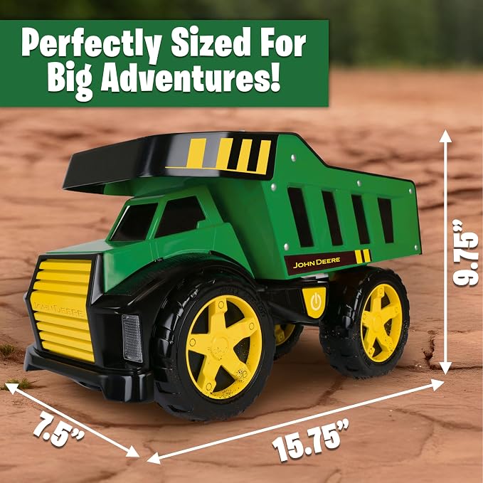 John Deere 16" Steel Toy Dump Truck
