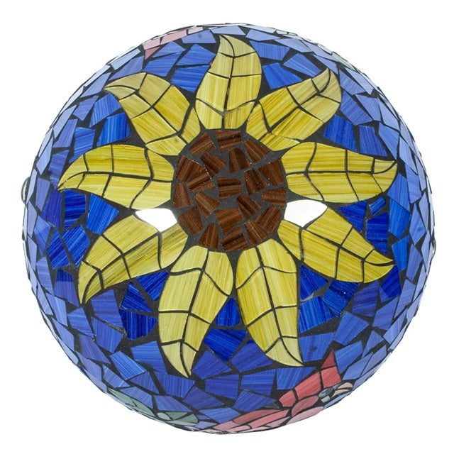Echo Valley 10 in. Mosaic Cardinal Gazing Globe