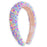 Chunky Puffy Sprinkles Headband, Light Blue