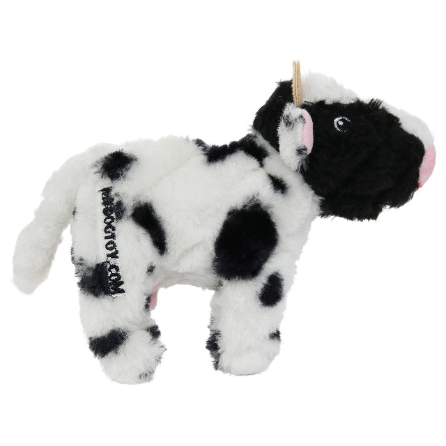 Tuffy MIGHTY Farm Jr. Cow Small Tough Plush Dog Toy