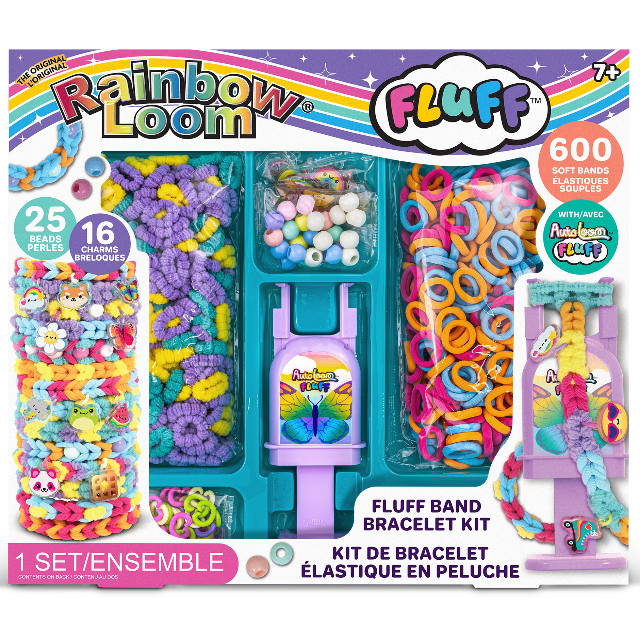 Rainbow Loom Auto Loom Fluff Band Bracelet Kit