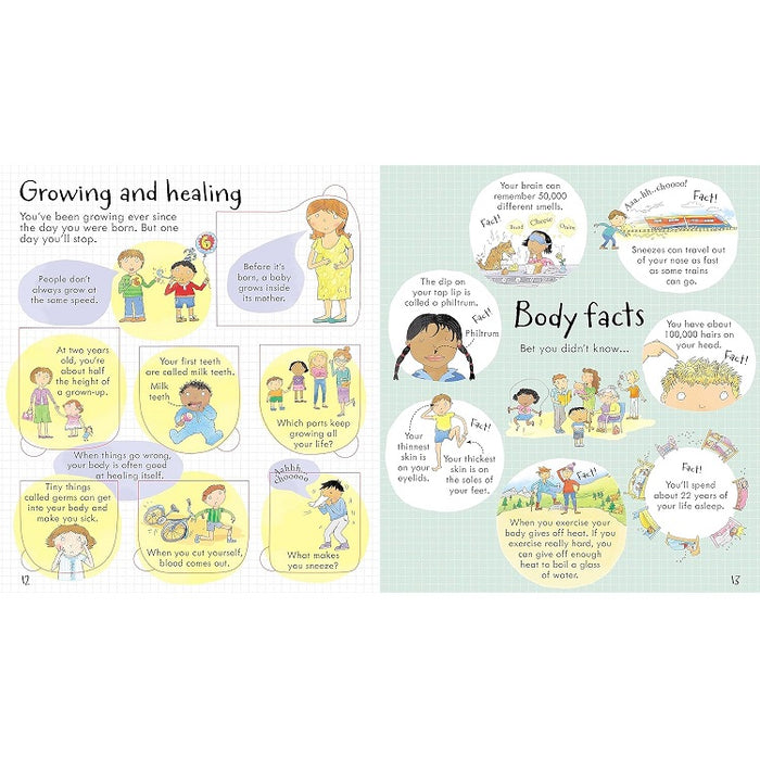 Look Inside Your Body: Interactive Human Body Flap Book For Curious Young Minds, Usborne