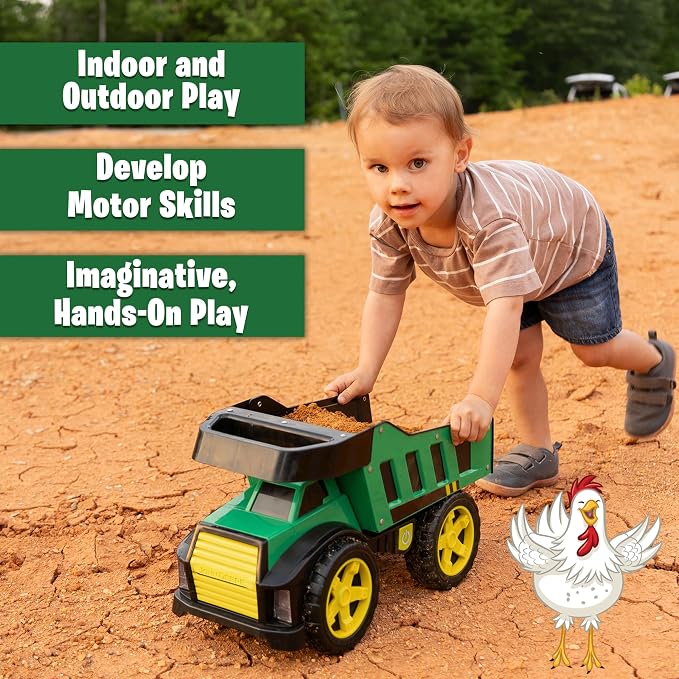 John Deere 16" Steel Toy Dump Truck