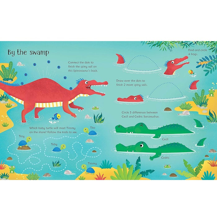 Wipe-Clean Dinosaur Activities Book, Usborne