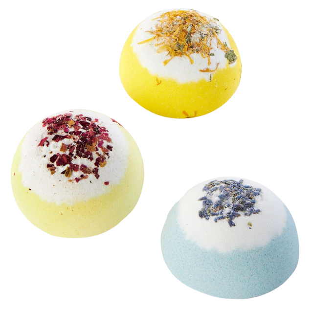 The Simple Joy Co. Dried Flower Infused Bath Fizzer, Assorted
