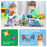 40pc Nano Magnetic Building Tiles Construction Travel Set