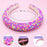Chunky Puffy Sprinkles Headband, Light Blue