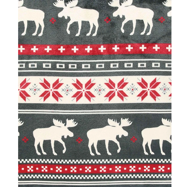 Blanket Hoodie Cabin Fair Isle–Oversized Wearable Blanket