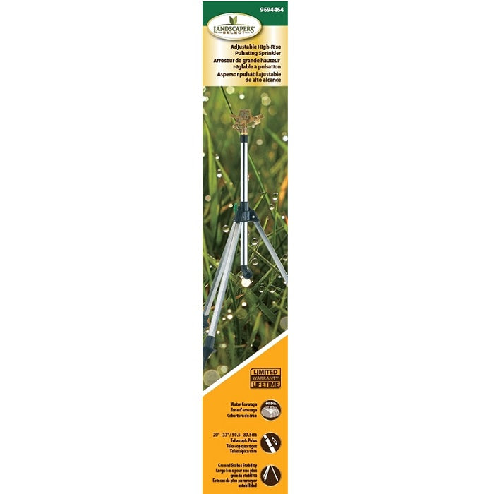 Landscapers Select Tripod Lawn Sprinkler, Metal