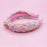 Rainbow Sparkly Sequin Knot Headband