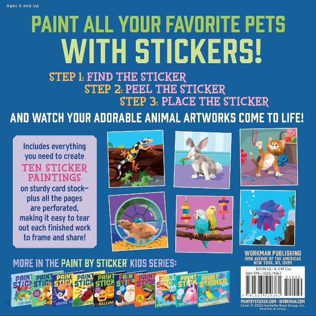 Paint by Sticker Kids: Pets